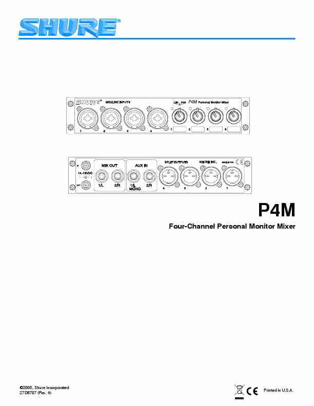 Shure Computer Monitor P4M-page_pdf